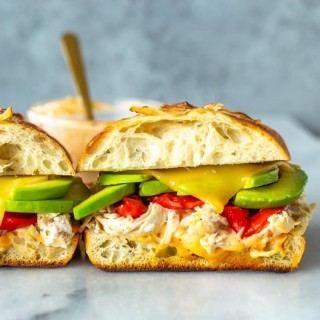 Chicken, Avocado, Lettuce, Mayo, Cheese, Guacamole