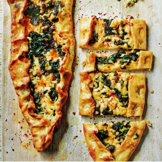 Spinach and Ricotta Pide